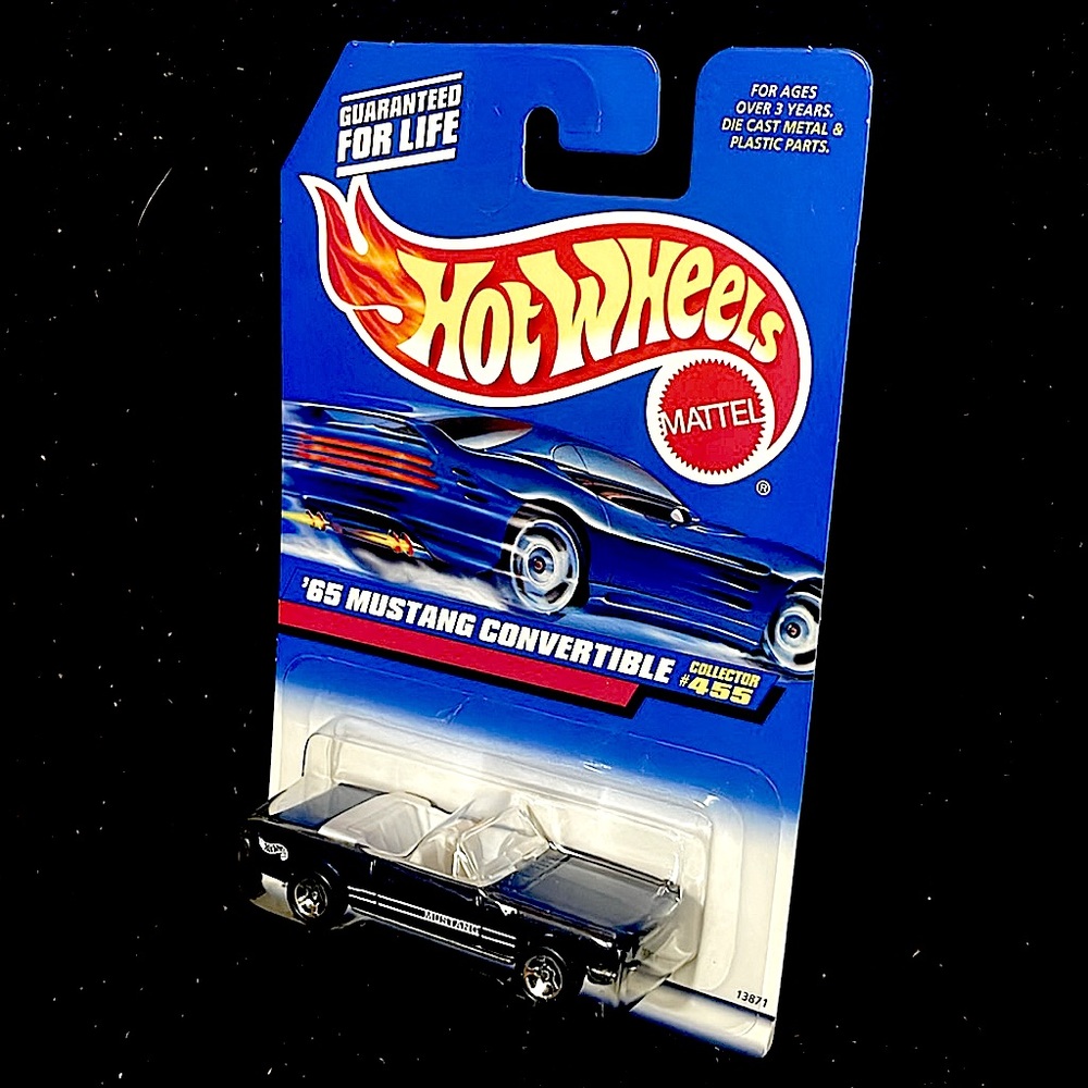 1997 Hot Wheels 1965 ‘65 MUSTANG CONVERTIBLE Collector #456